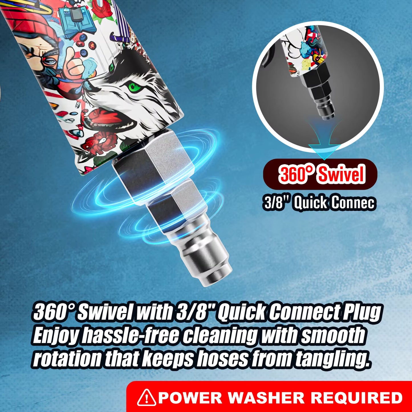 Zyflip™ Pressure Washer
